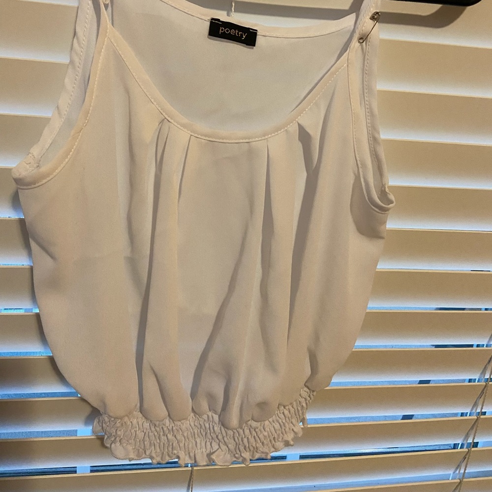 White Crop Top